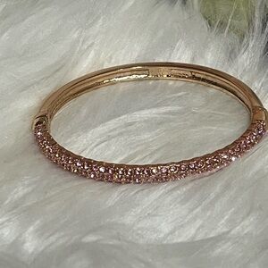 Nolan Miller Pink Swarovski Crystal Bracelet